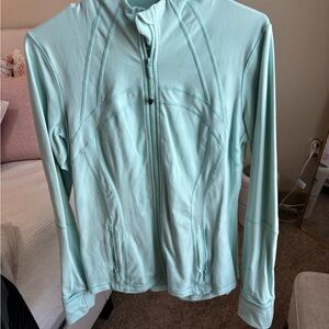 Light Blue Zip-Up Hoodie